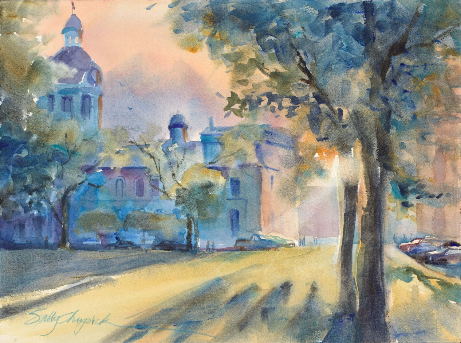 Explore Sally Chupick's vibrant paintings at Works Art Gallery