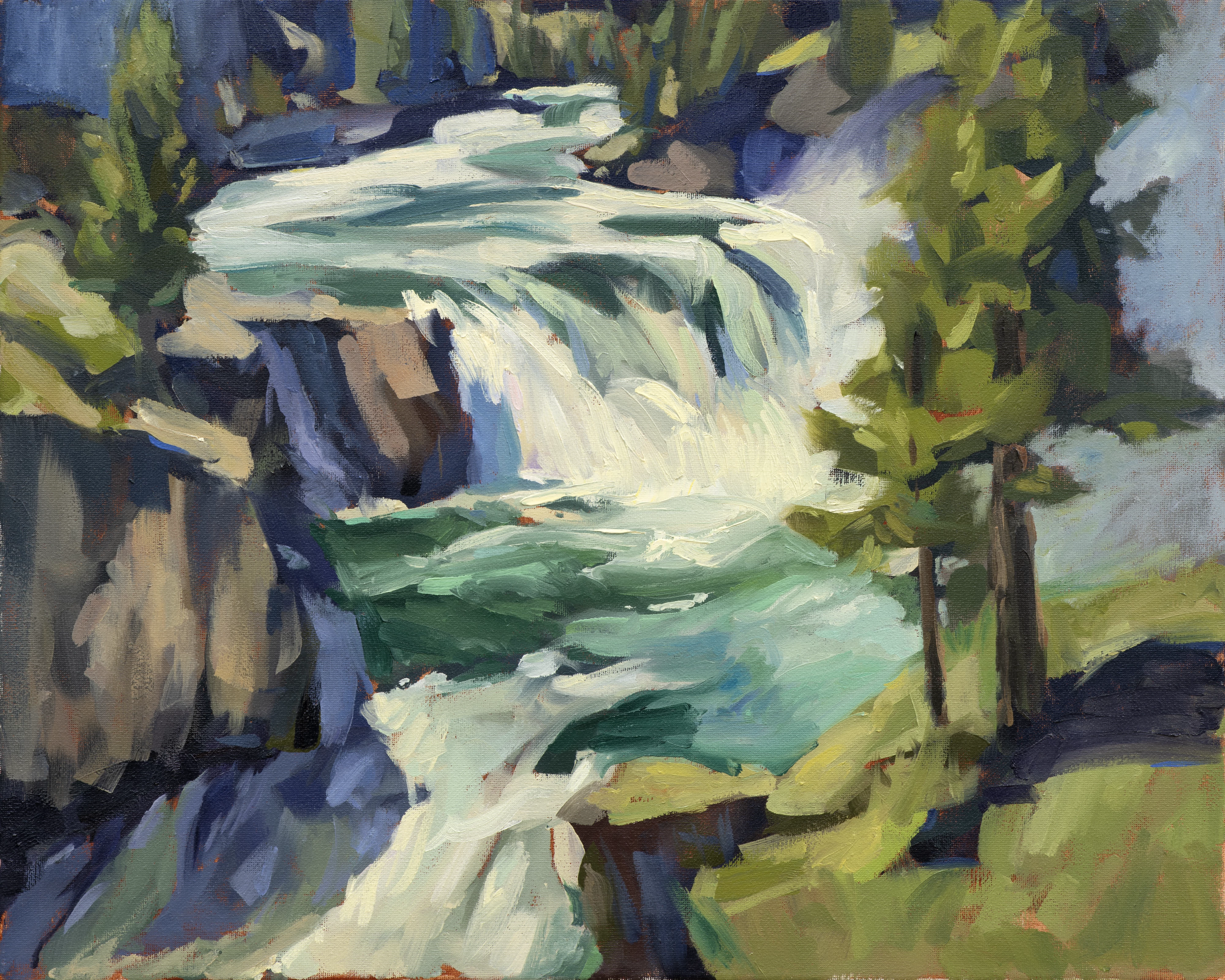 "GENTLE PULL OF WATER" - Canvas Prints 16"x20"