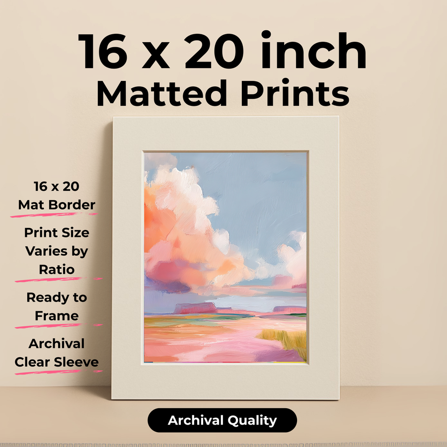Matted Print Bundles