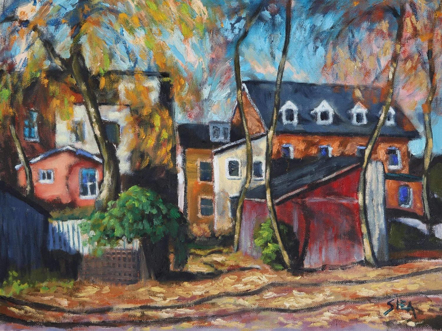 Carriage Lane in Autumn - Archival Print