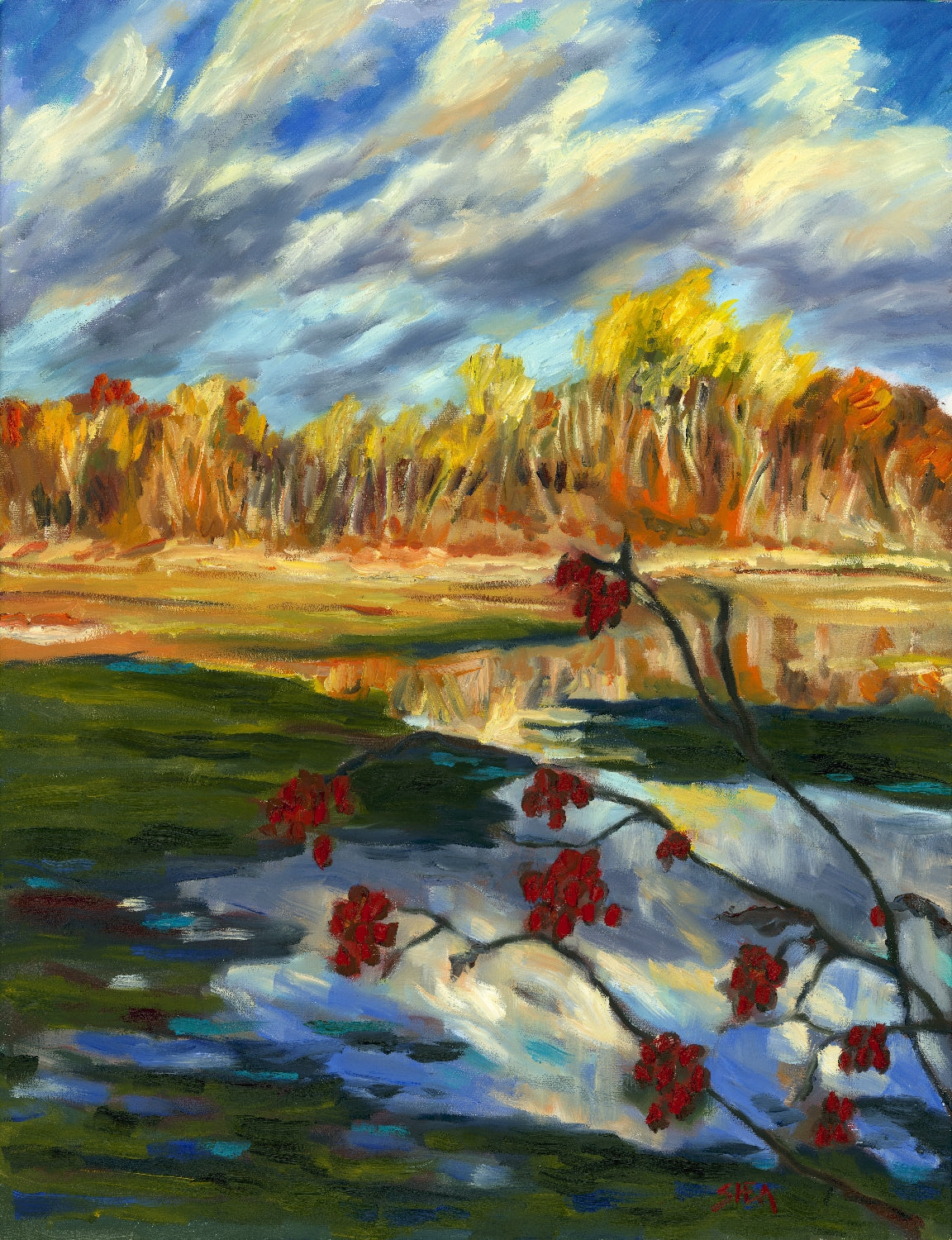 Autumn Pond - Archival Print