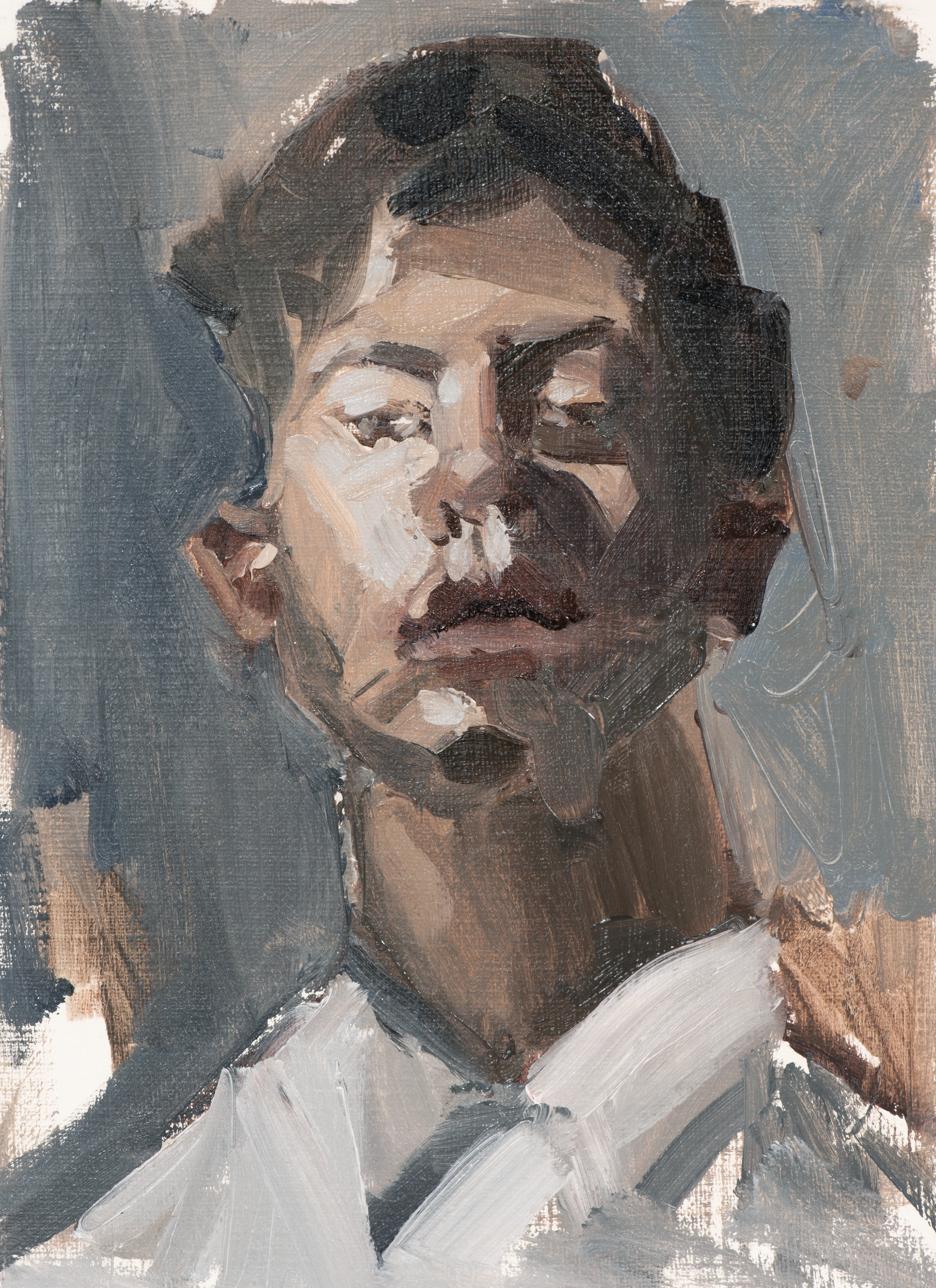 Painterly Face- Giclee Fine Art Prints, Canvas Prints 8"x10" and up!