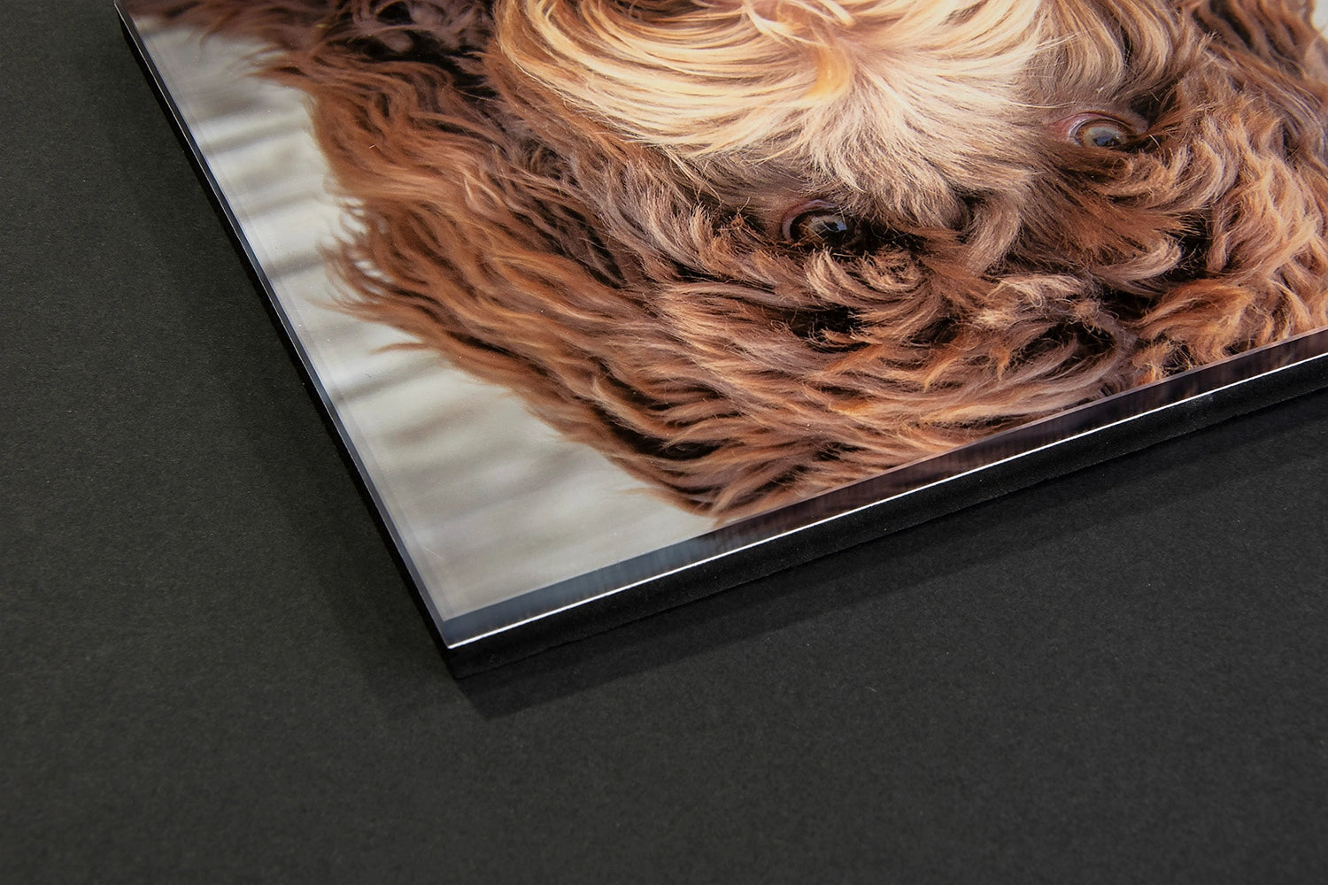 Plaquemount prints on MDF panels for a minimalist, frameless design