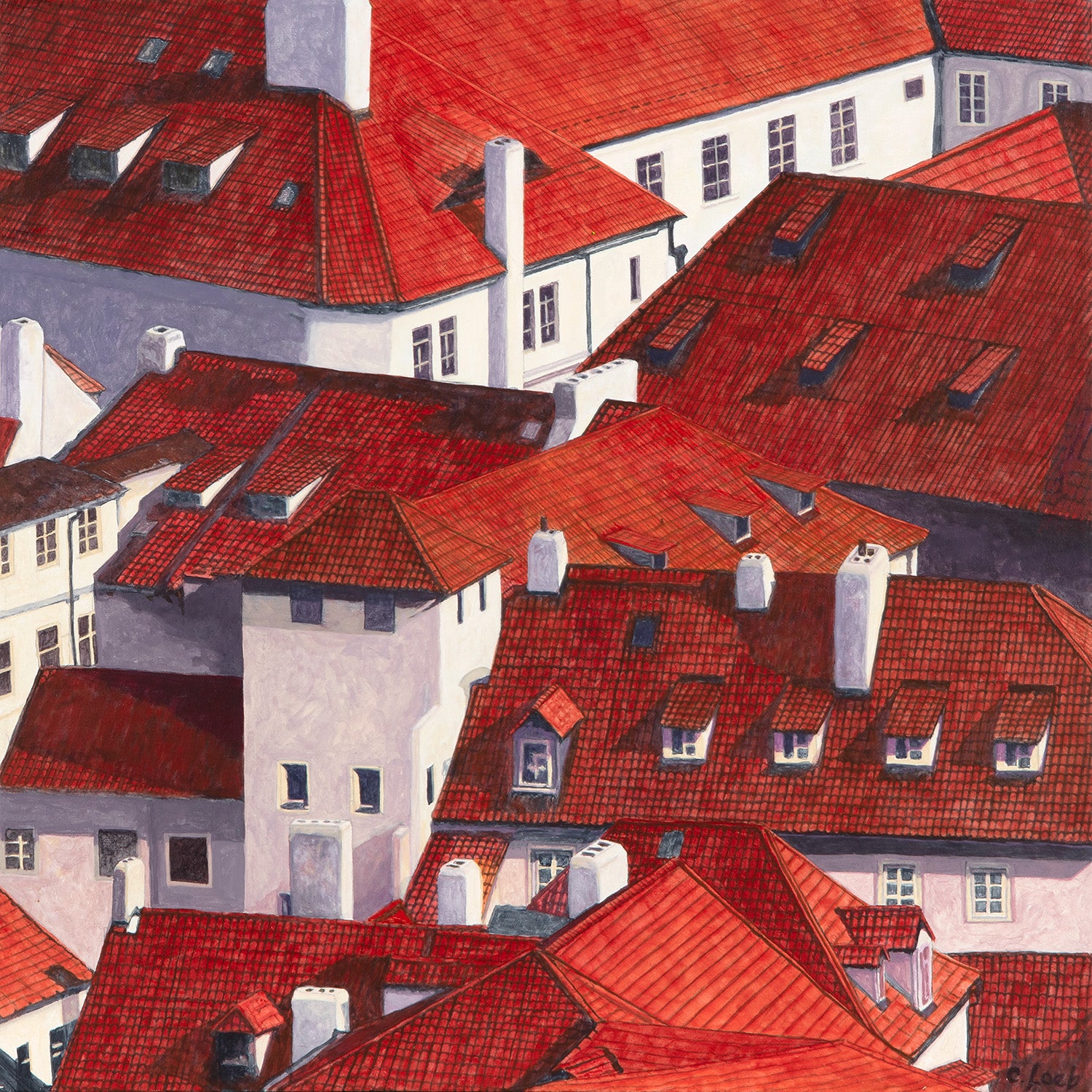 Rooftops VI - Archival Print