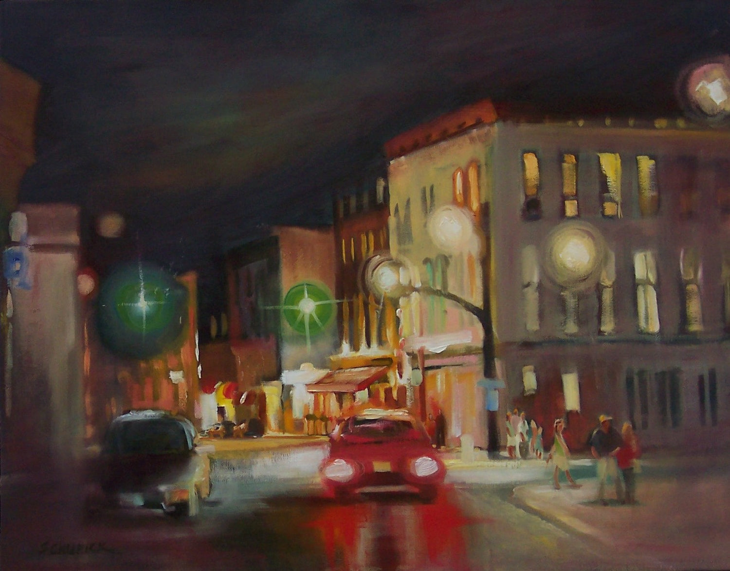 Night on King Street - Archival Print