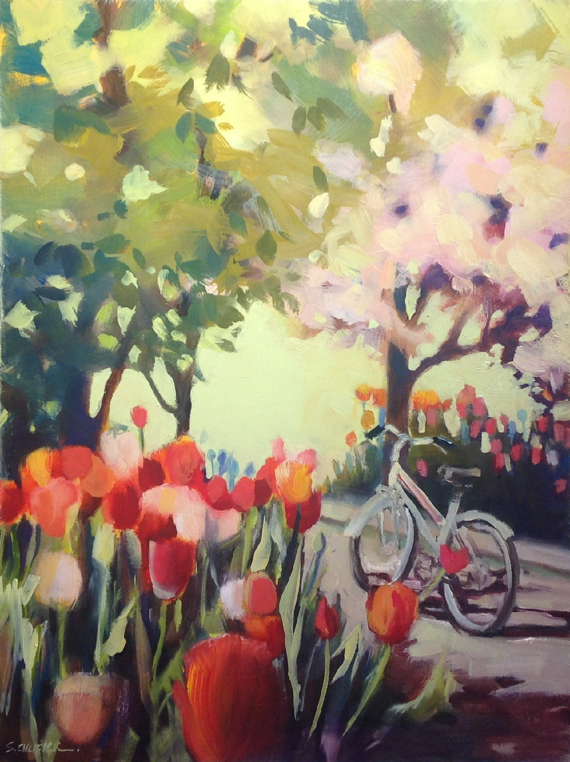 Spring Bicycle - Archival Print