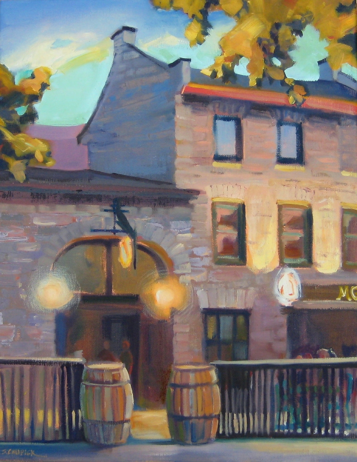 Summer Pub Nights - The Merchant - Archival Print