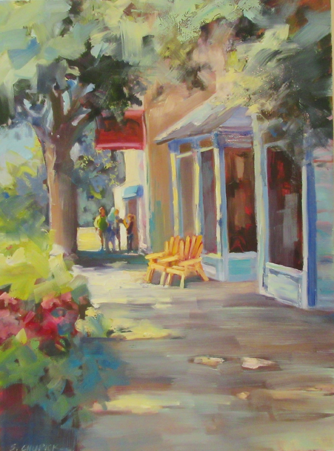 Summer Sidewalk - Archival Print