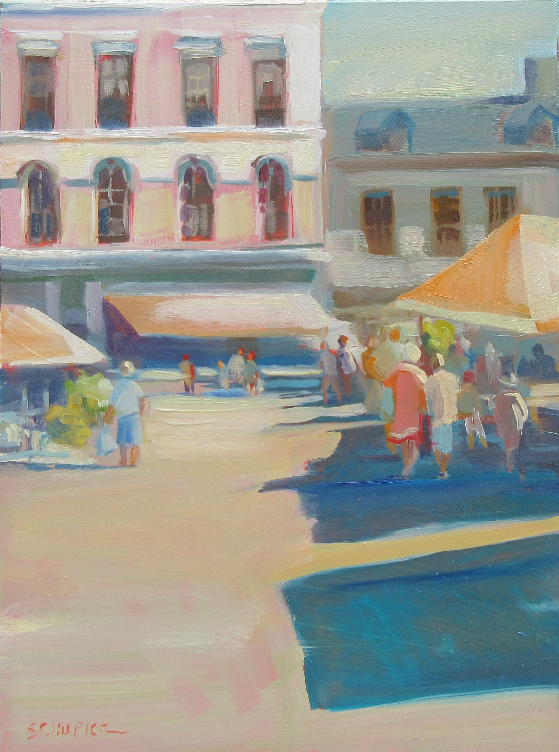 Sunny Market Day - Archival Print