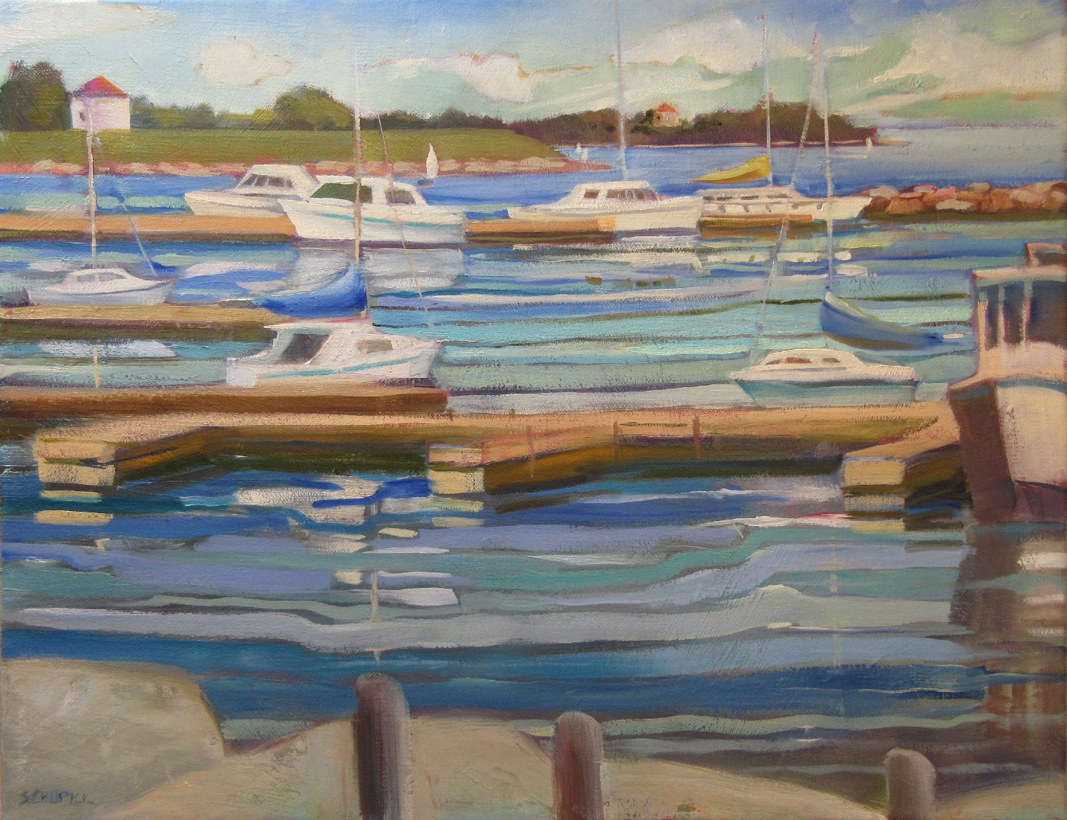 Summer Marina - Archival Print