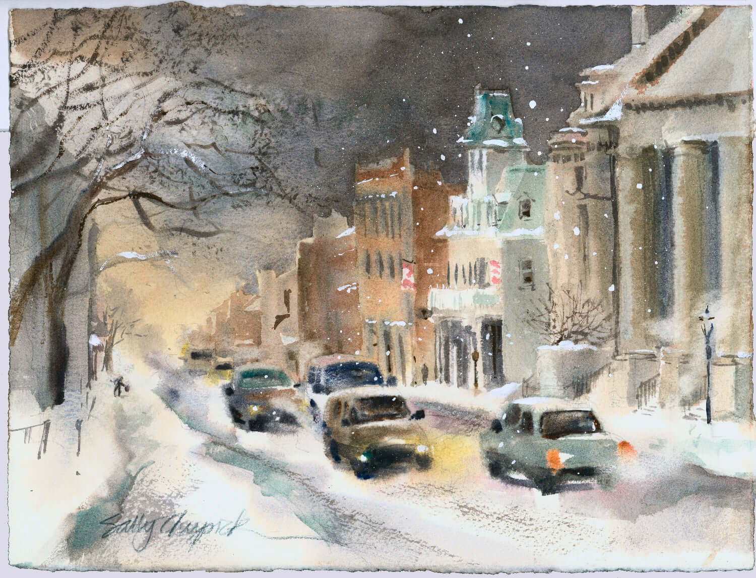 Snowy Day - Archival Print