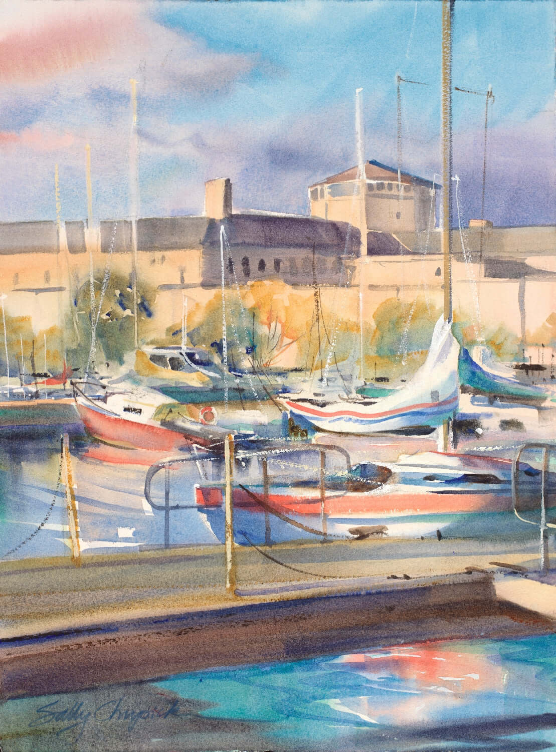 Portsmouth Harbour - Archival Print