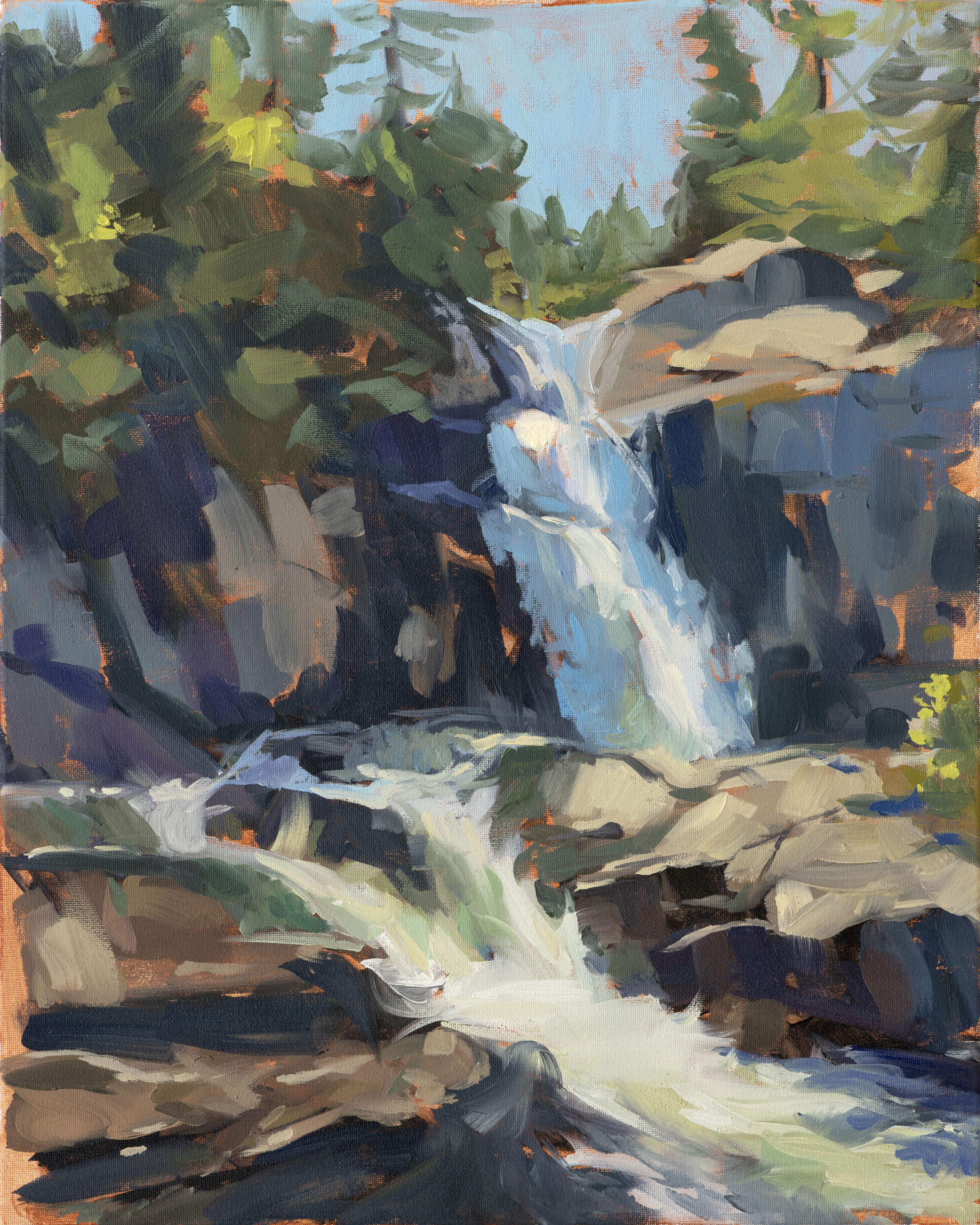 "THE RYTHMN OF FALLING WATER" - Giclee Fine Art Prints, Canvas Prints 16"x20"
