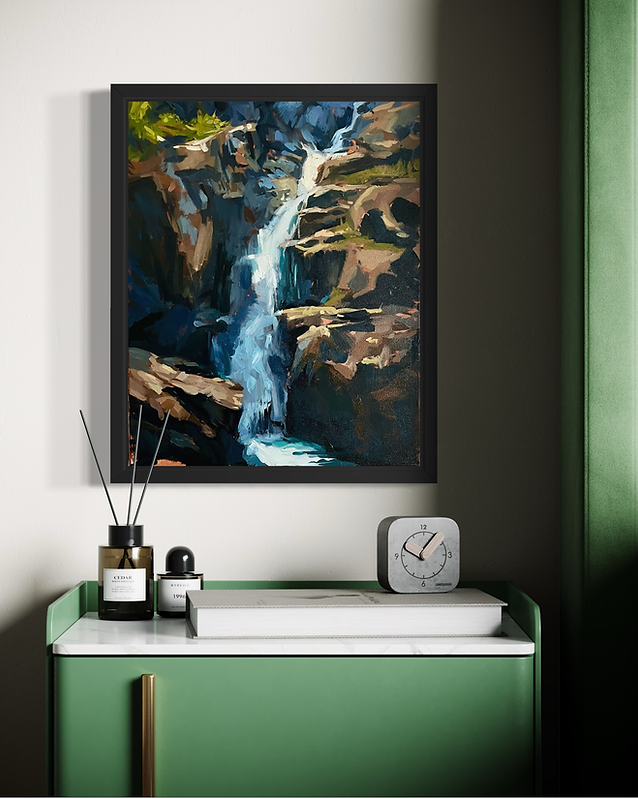 "WHERE WATER FINDS ITS WAY" - Giclee Fine Art Prints, Canvas Prints 11"x14" and up!