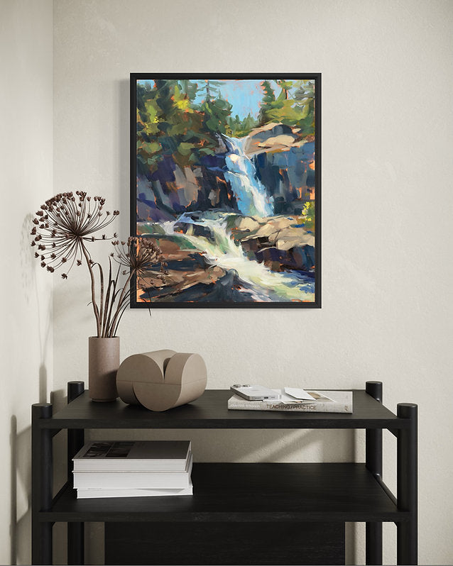 "THE RYTHMN OF FALLING WATER" - Giclee Fine Art Prints, Canvas Prints 16"x20"