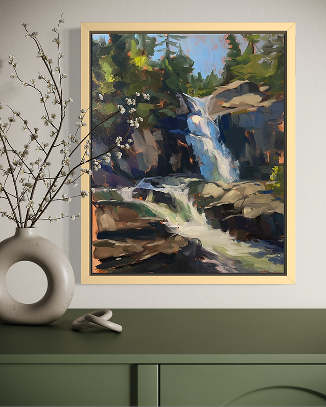 "THE RYTHMN OF FALLING WATER" - Giclee Fine Art Prints, Canvas Prints 16"x20"