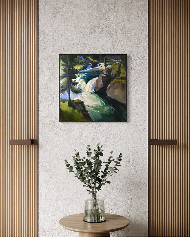 "VIRIDIAN" - Giclee Fine Art Prints, Canvas Prints 16"x20"