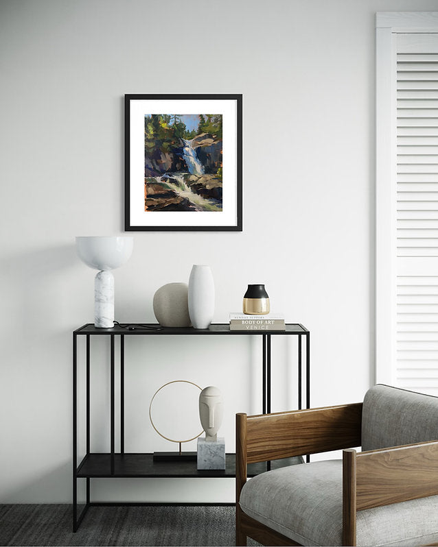 "THE RYTHMN OF FALLING WATER" - Giclee Fine Art Prints, Canvas Prints 16"x20"