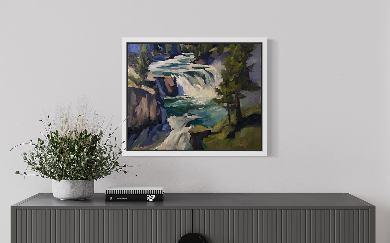 "GENTLE PULL OF WATER" - Canvas Prints 16"x20"