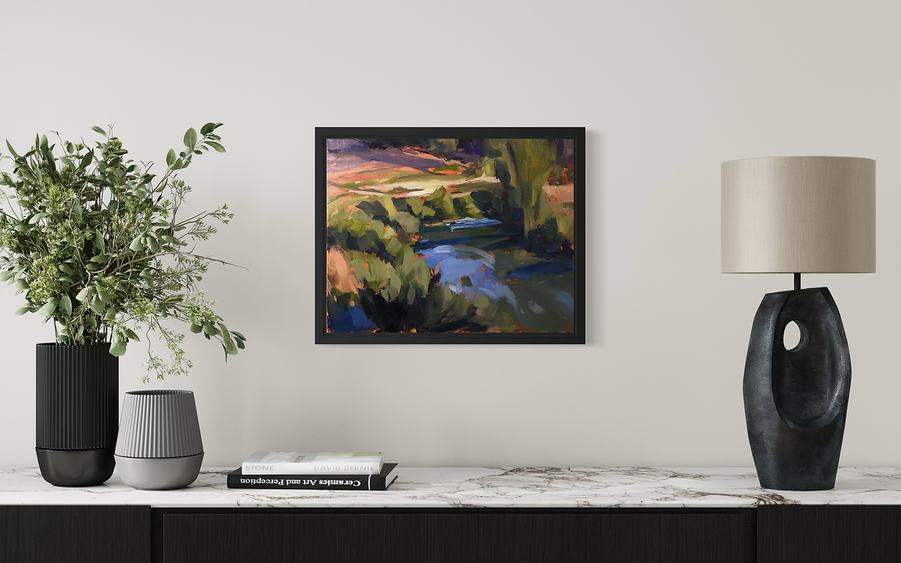 "A MEADOW SCENE" - Canvas Prints 16"x20"