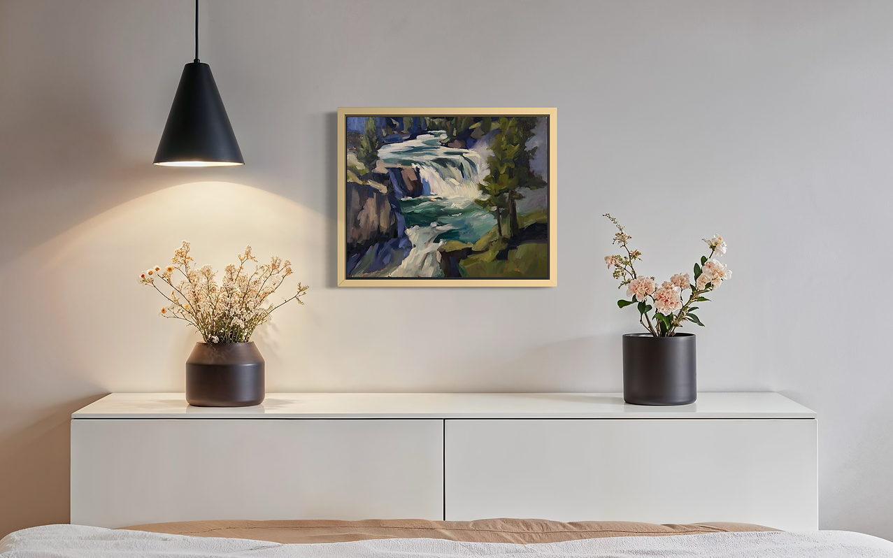 "GENTLE PULL OF WATER" - Canvas Prints 16"x20"