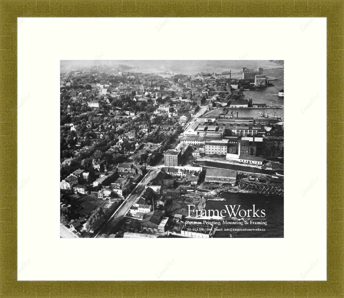 Ontario St Aerial (Kingston 1919)