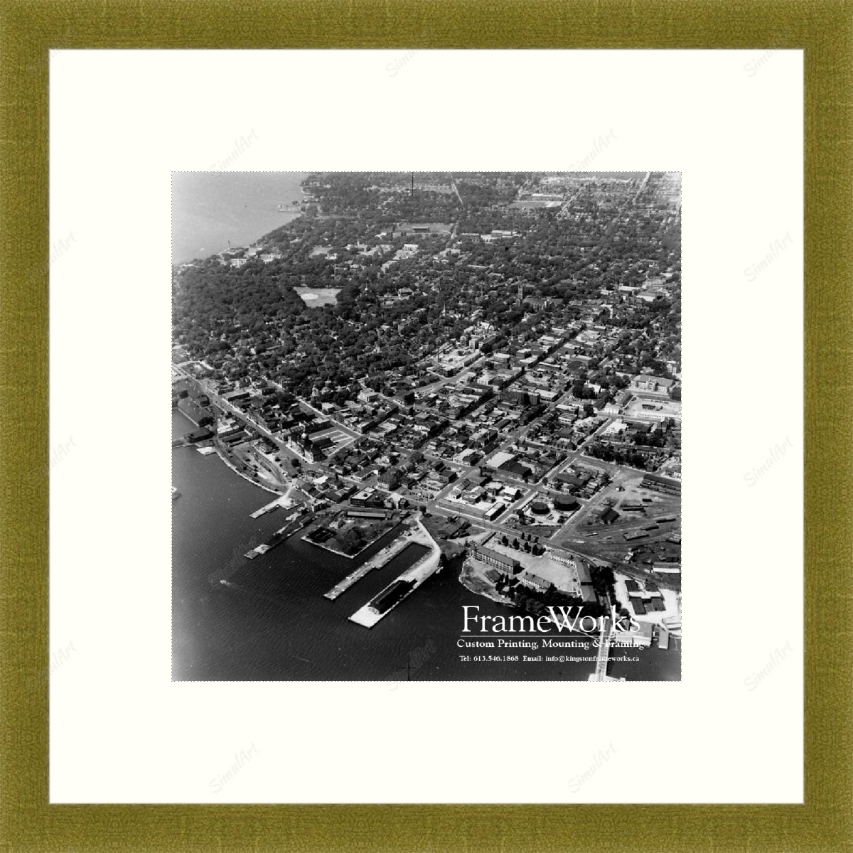 Industrial Waterfront Aerial #2 (Kingston 1919)