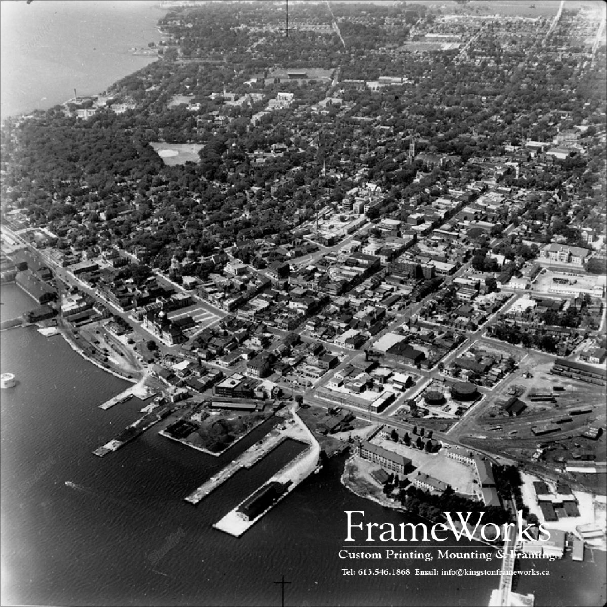 Industrial Waterfront Aerial #2 (Kingston 1919)
