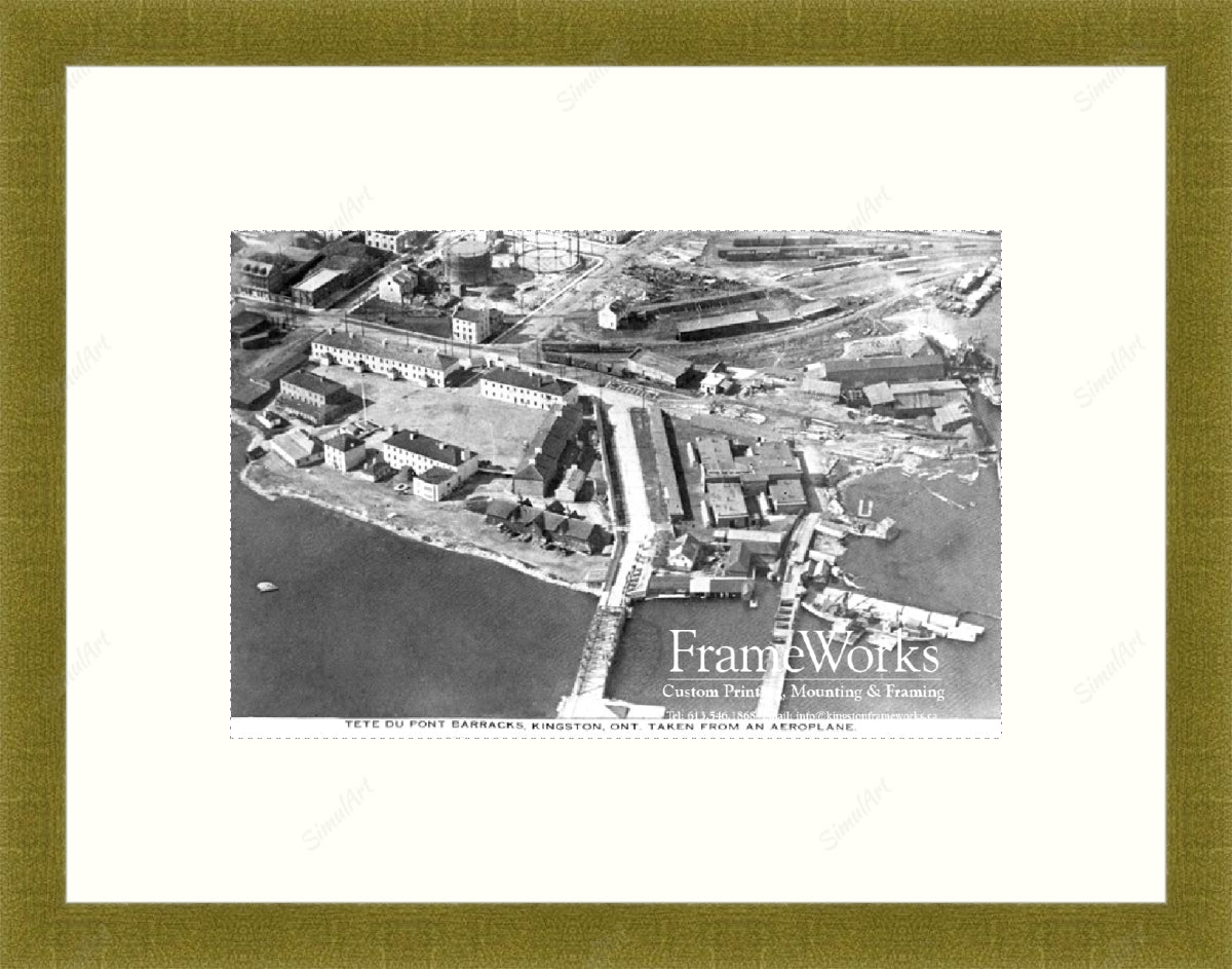 Tete du Pont Barracks Aerial (Kingston 1919)