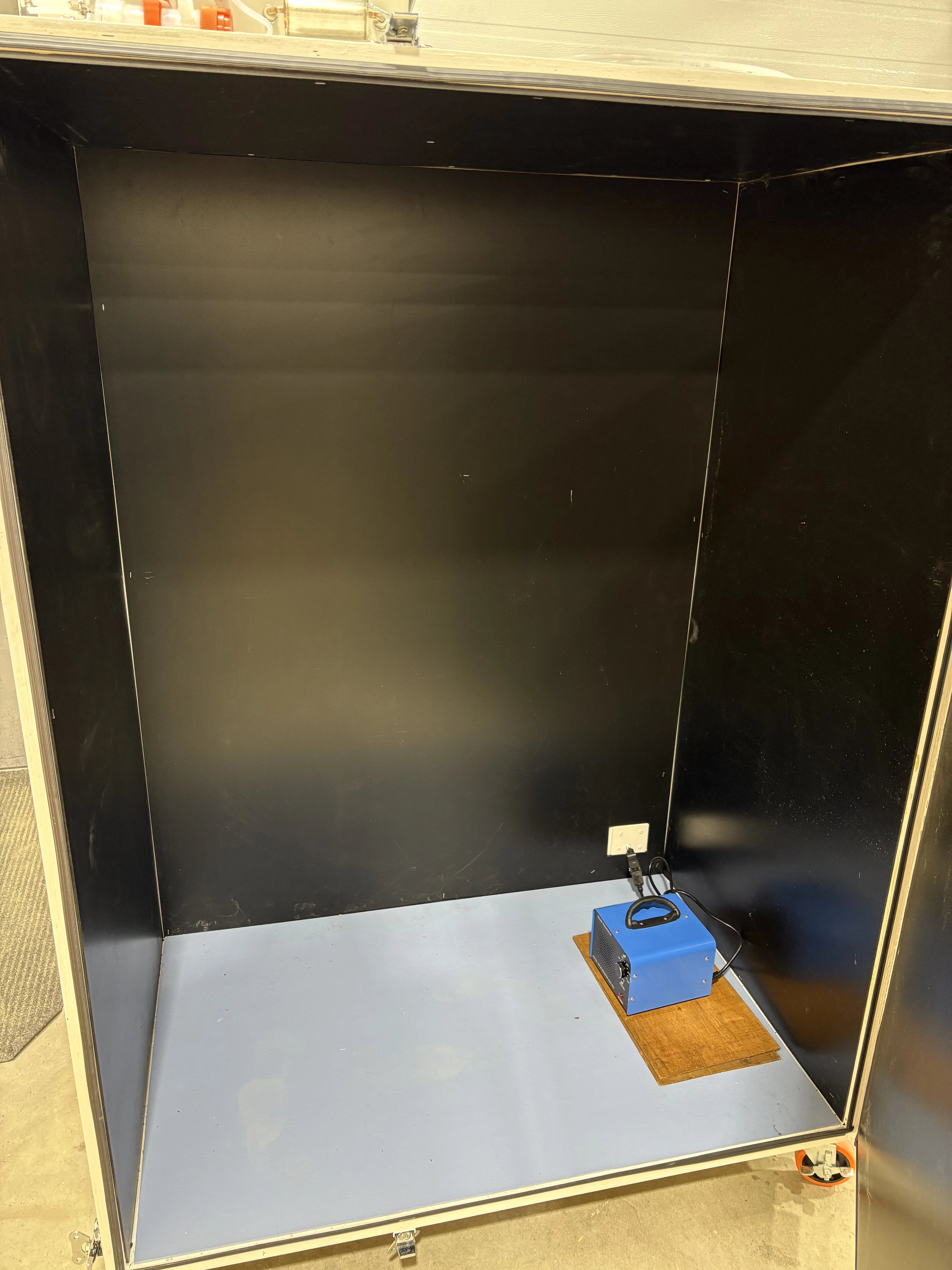 Safe ozone cleaning to kill mould and preserve valuable artworks